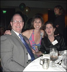 Brian Miller, Lara Tepper and Brian's Wife Danielle