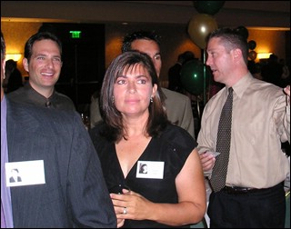 Dave Friedman, Tina Botos, Michael Million, Bryan Walcott are Mesmerized by the Slide Show