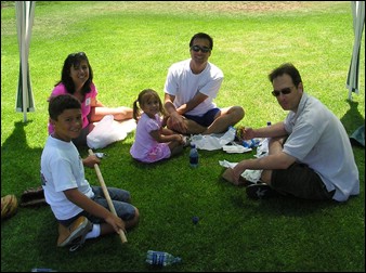 Michael, Tina, Shawn and Rachel Million with Adopted Son Dave Friedman