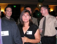 Dave Friedman, Tina Botos, Michael Million, Bryan Walcott are Mesmerized by the Slide Show