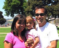 Tina Botos with Husband Michael and Daughter Rachel