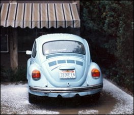 IBSKEEN in San Diego with Actual Snow says the VW Bug