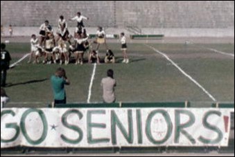 Our Cheerleaders During Powderpuff Football--Go Seniors